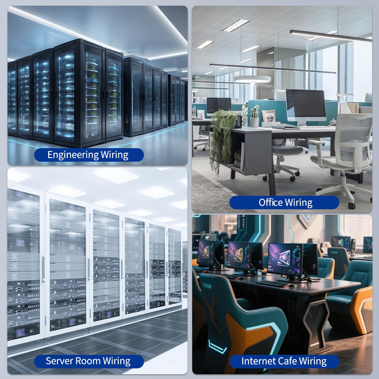 24 Porte CAT7 Pannello Patch, Supporta Larghezza Banda 10 Gbps/600 MHz, 19" Pannello Patch Keystone Schermato con Protezione EMI/RFI per Abitazioni Database Uffici e Data Center