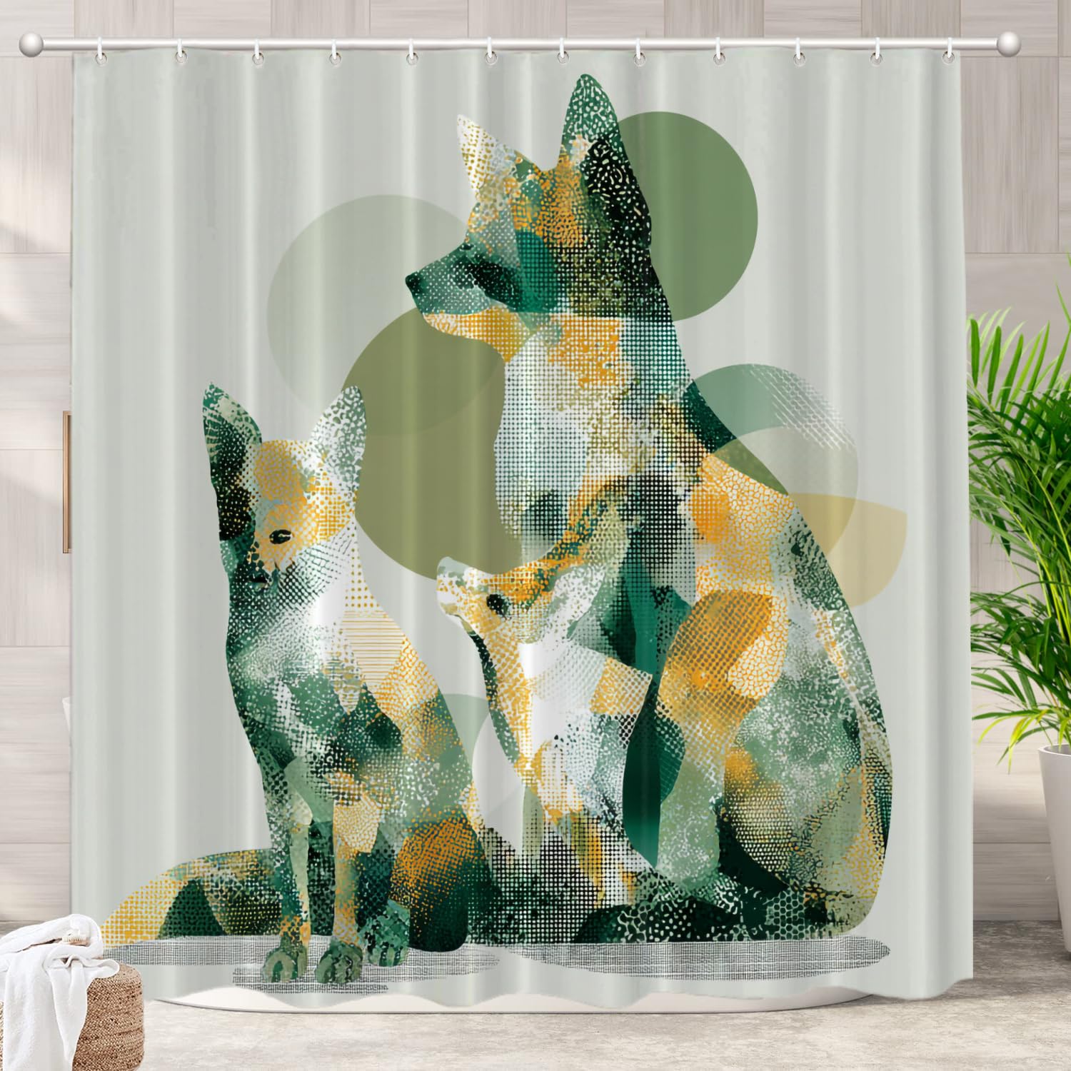 Batmerry Night Sky Decor Shower Curtain,Stars Silhouette Milky Way Volcano Teide Island Bathroom Decor Polyester Fiber Plastic Rings Quick-Drying Waterproof for Bathtubs/Bathroom, 72x72 inches