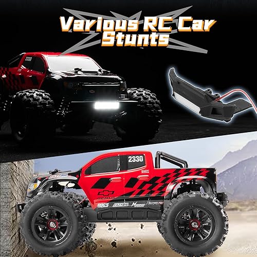 Miniatura 6 de Eazyrc Colorado RC Monster Truck 4X4, sin escobillas todoterreno con licencia Chevrolet, camión de control remoto recargable de más de 45 KPH para