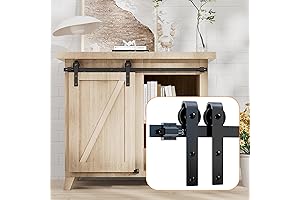 4FT Mini Barn Door Hardware Kit for Cabinet