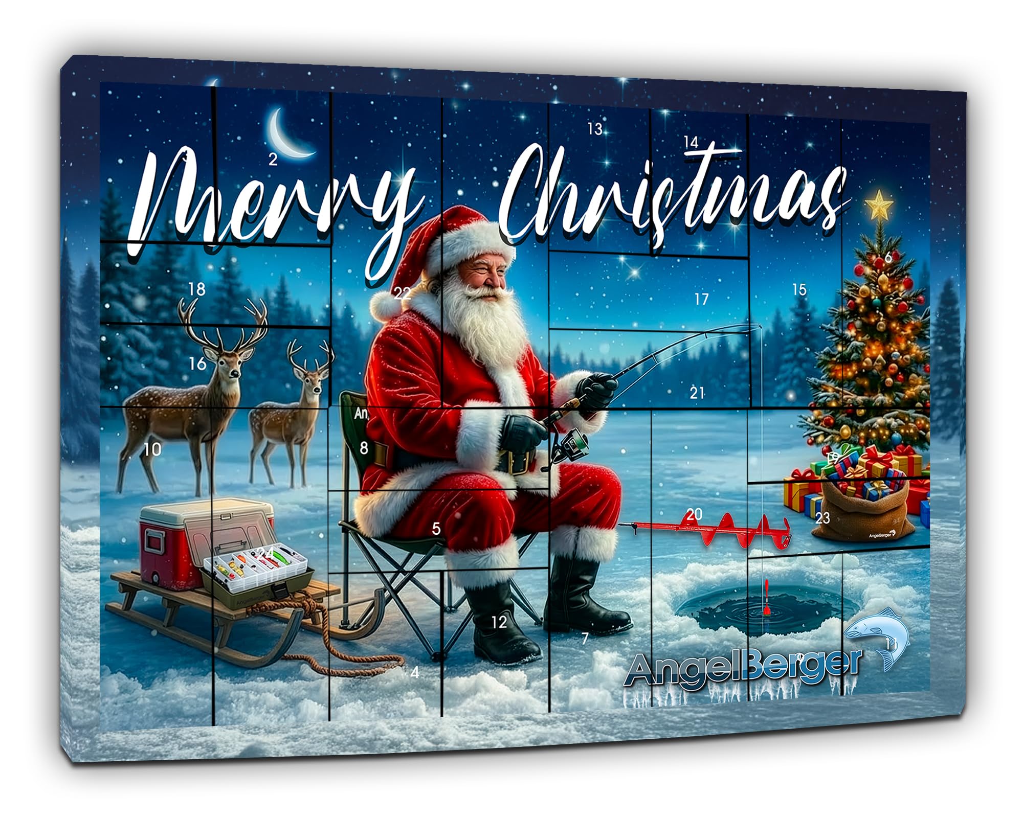 Angel Berger Adventskalender Weihnachtskalender Angelkalender (Angel Berger Adventskalender Allround)