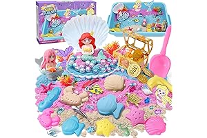 G.C Mermaid Sensory Bin Play Sand Art Kit