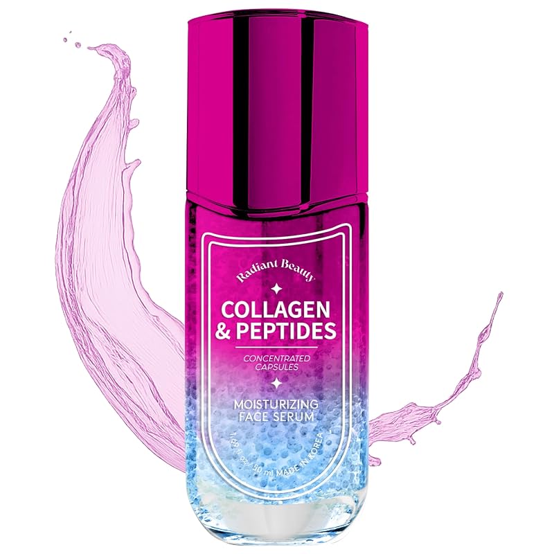 Sérum facial com peptídeos e colágeno Radiant Beauty, 50 mL