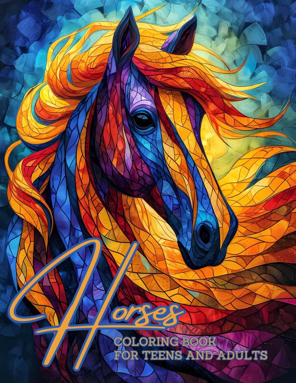 Horses Coloring Book for Teens and Adults: Relaxing Coloring Pages Filled With Beautiful Horses of Different Breeds in Varying Landscapes, Perfect Gift for Horse Lovers (Relaxation by Creativity)