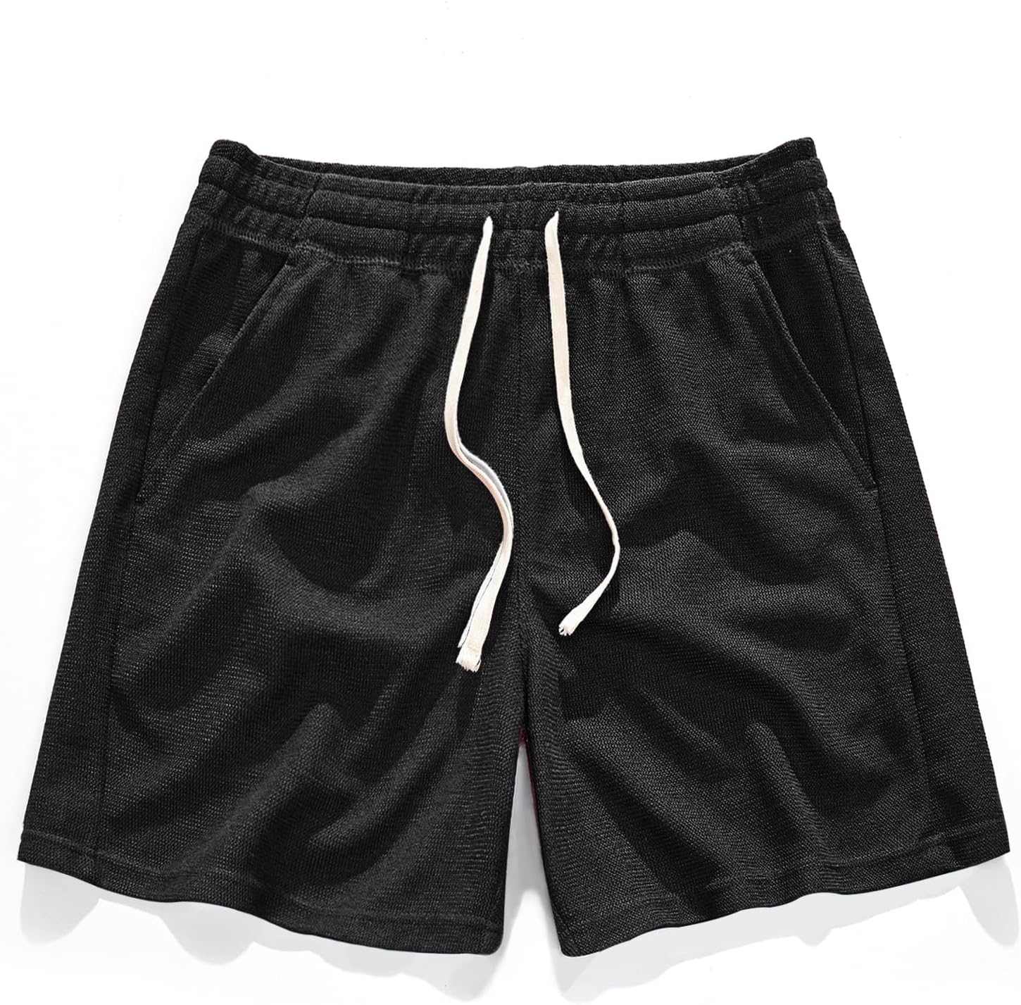 AIMPACT Mens Athletic Sweat Shorts 5 Inch Elastic Waist Casual Pajama Short with Pocket Gym Workout Short Shorts for Men