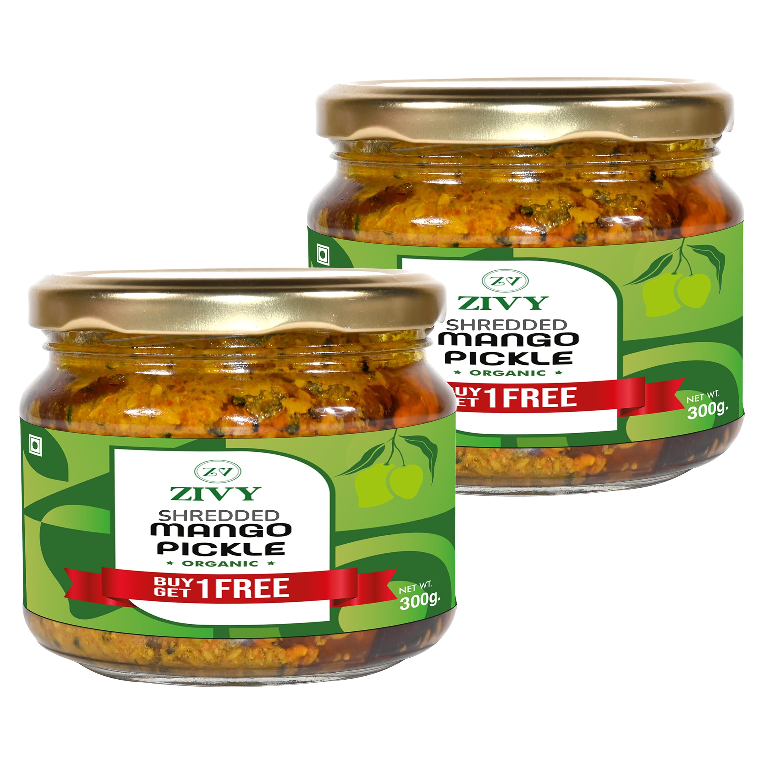 Zivy Homemade Shredded (Seedless) Mango Pickles 100% Natural, Fresh Mustard Oil Traditional Recipe, No Preservatives, No Artificial Flavours Aaam ka Achar (Buy 1 Get 1Free) (B0D5W967X8) Amazon Price History, Amazon Price Tracker