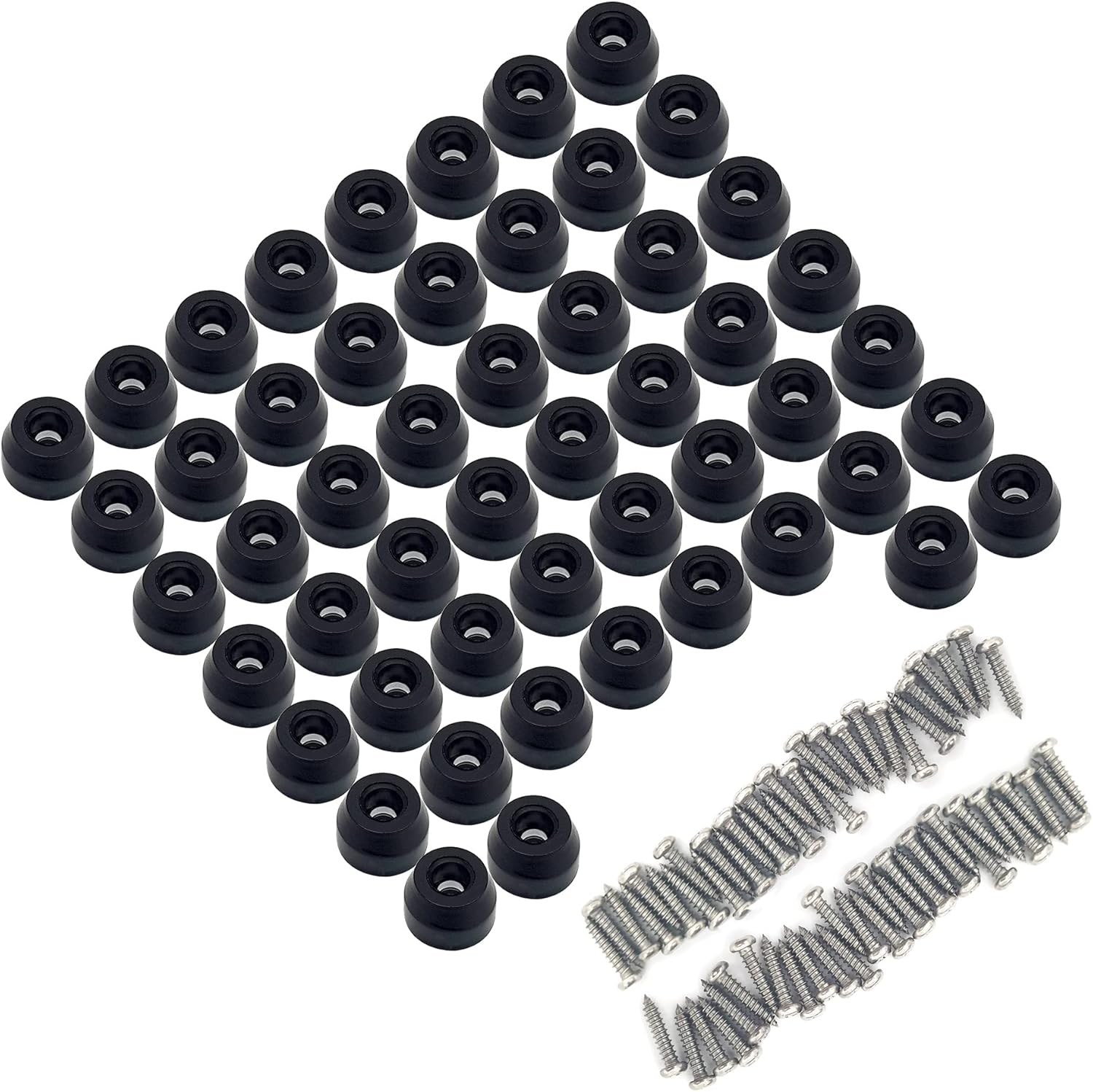 Sparcore 52 Pcs Rubber Feet for Cutting Board (0.43" W x 0.
