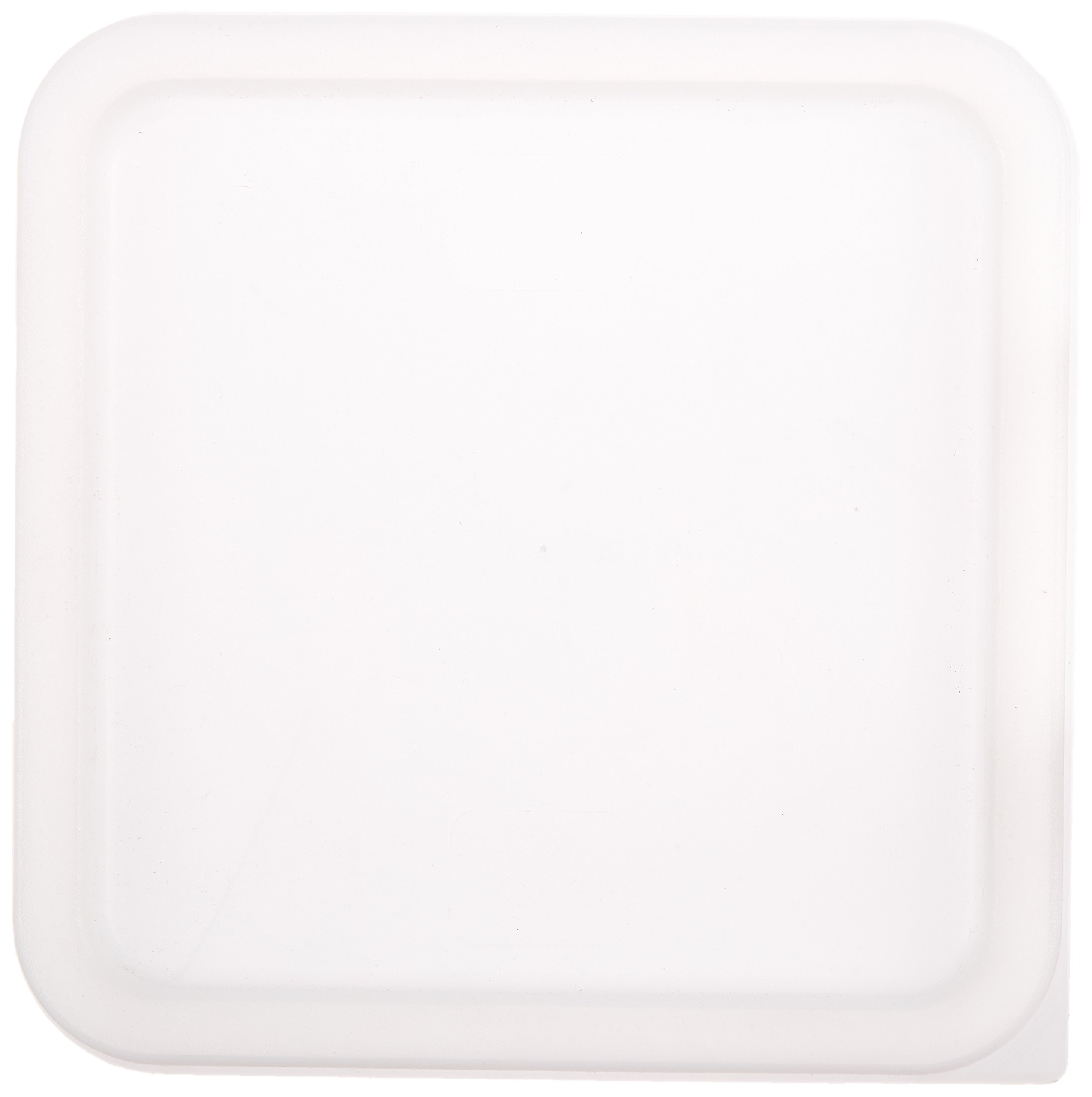 Winco PE Square Cover, Fits 6 and 8-Quart, White