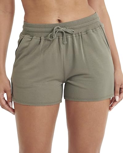 Splendid Women's Relay Active Shorts, Olive Brown, X-Small