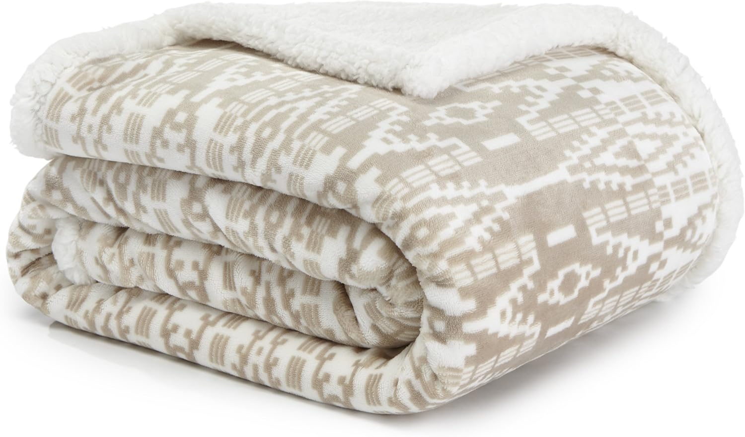 Eddie Bauer Ultra-Plush Collection Throw Blanket-Reversible Sherpa Fleece Cover, Soft & Cozy, Perfect for Bed or Couch, San Juan Oyster : Home & Kitchen