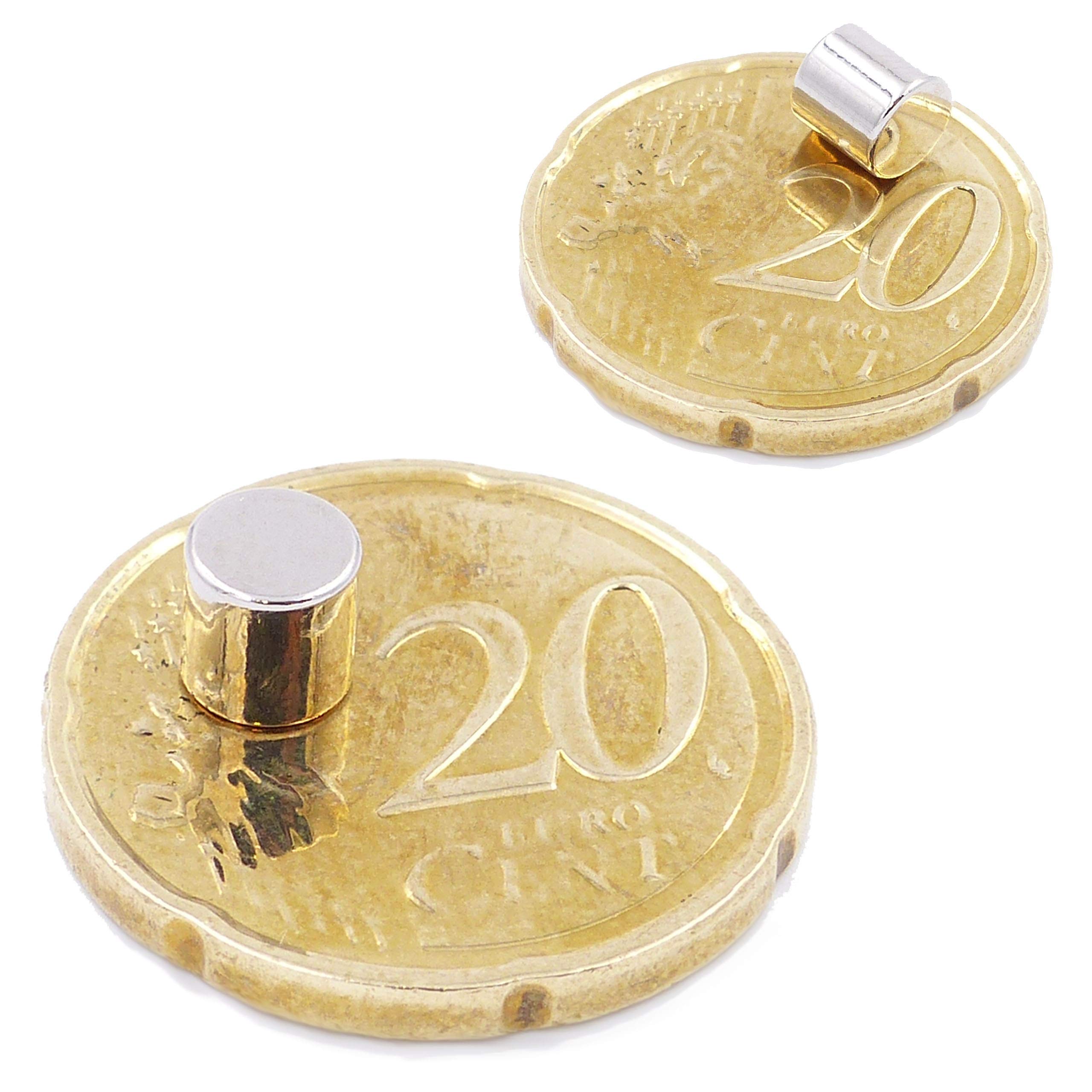 Brudazon | 90 Mini Magneti Dischi Da 5x2mm | Grado Magnetico N52