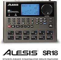 Vista 6 de Máquina de batería electrónica Alesis SR16 con estéreo de 24 bit, clásica, con articulación dinámica