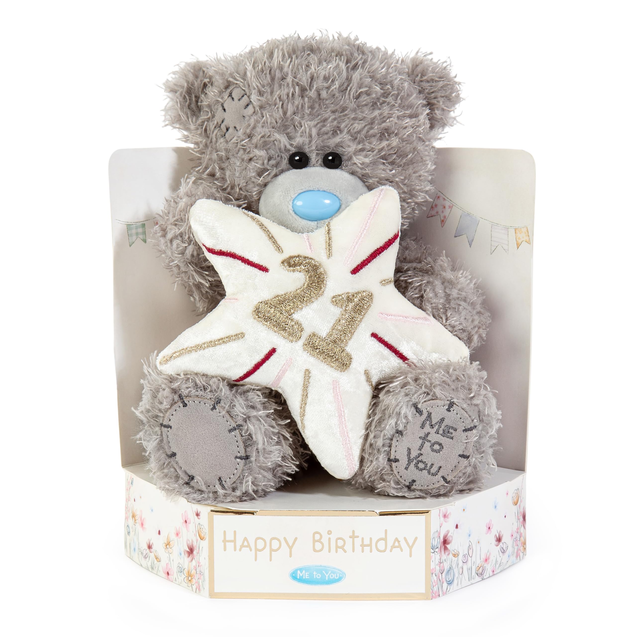 Me To You Bear 21St Birthday Star Plush 7" High from B&Q