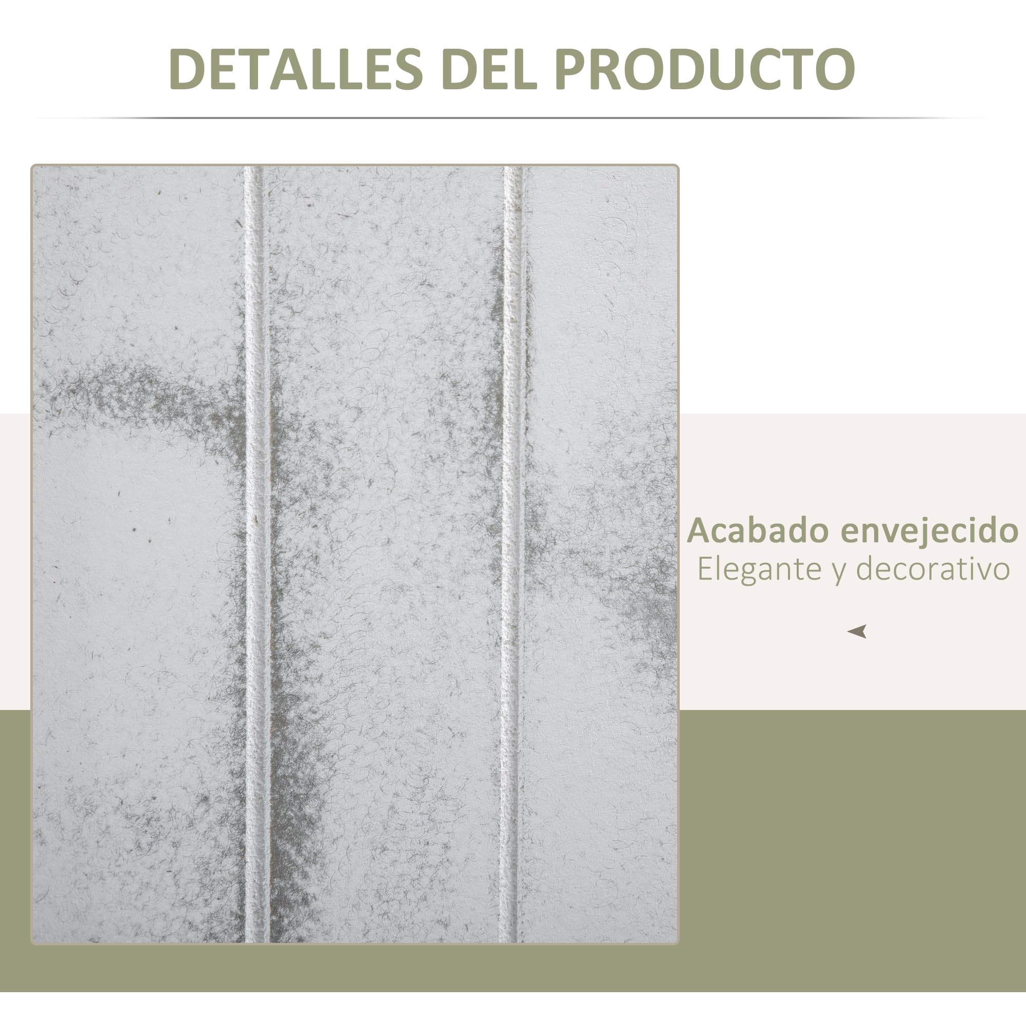 HOMCOM Biombo Plegable de 4 Paneles 160,5x170 cm Blanco | Separador de Ambientes, Divisor de Habitación, Decoración para Dormitorio, Sala, Cocina u Oficina