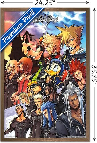 Vista 39 de Trends International Disney Kingdom Hearts - Póster de pared de grupo, 14.725 x 22.375 pulgadas, versión premium sin marco