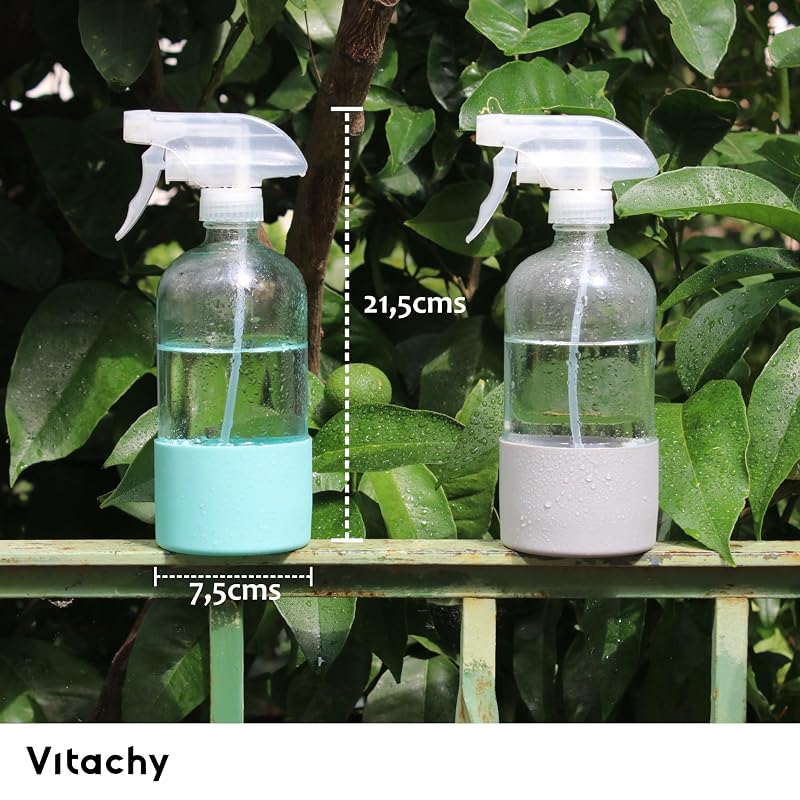 Flacone spray blu e grigio - vista 3