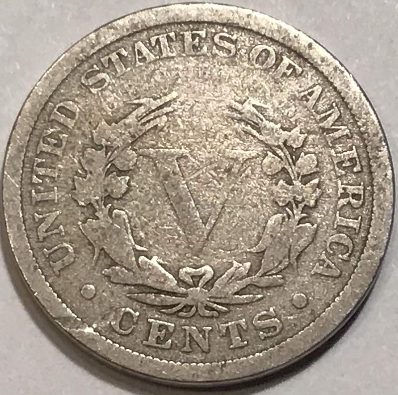 1901 P Liberty Head V Nickel Seller Good