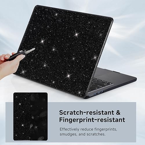 Miniatura 221 de Funut Funda compatible con MacBook Air de 15 pulgadas 2024 2023 versión M3 A3114 M2 A2941 con pantalla de retina líquida y Touch ID, carcasa rígida