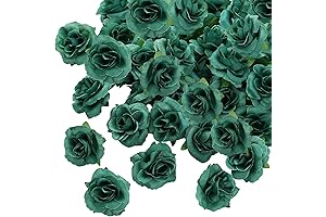 Kesoto Green Roses Artificial Flowers Bulk