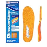 PowerStep Pulse Plus Met - Ball of Foot Pain Relief Shoe Insoles - Running Shoe Orthotics for Metatarsal Foot Pain&comma; and Morton&apos;s Neuroma Relief - Made in The USA &lpar;M 4-4&period;5&comma; F 6-6&period;5&rpar;
