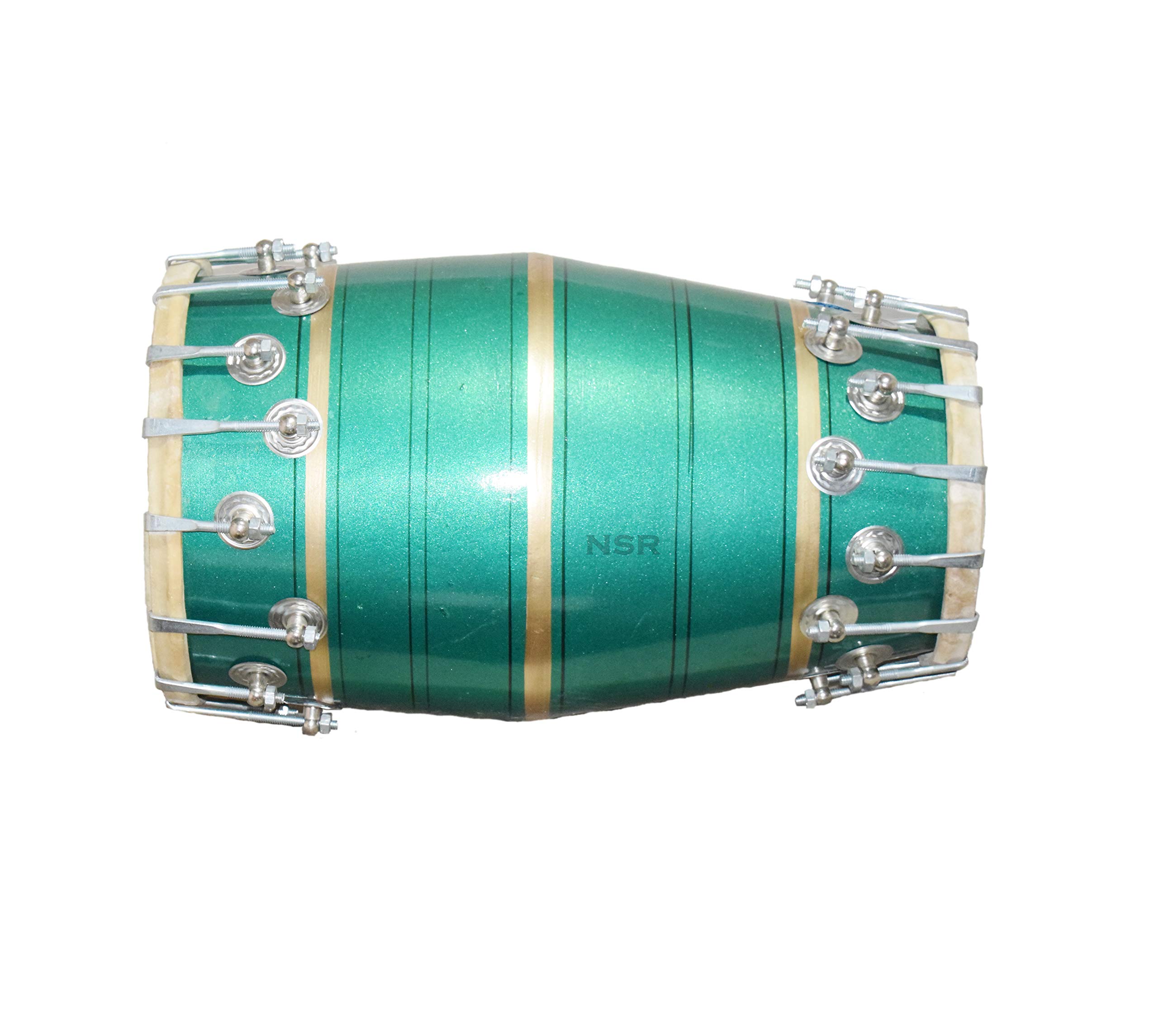 Handmade Wood Professional Dholak Indian Musical Instrument 011