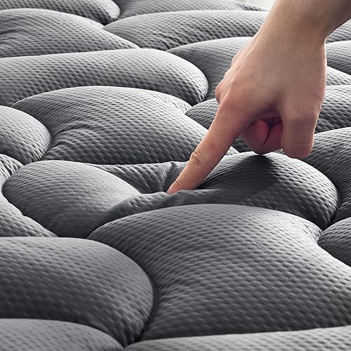 Miniatura 10 de SLEEP ZONE Protector de colchón impermeable tamaño Queen con bolsillos profundos, funda ajustable extra gruesa para dolor de espalda, 60 x 80