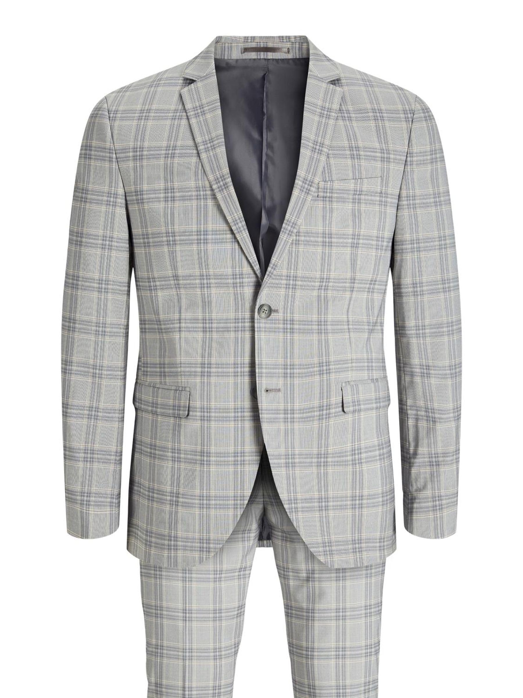 JACK & JONES Garnitur Mężczyźni Jprfranco Check Suit Sn