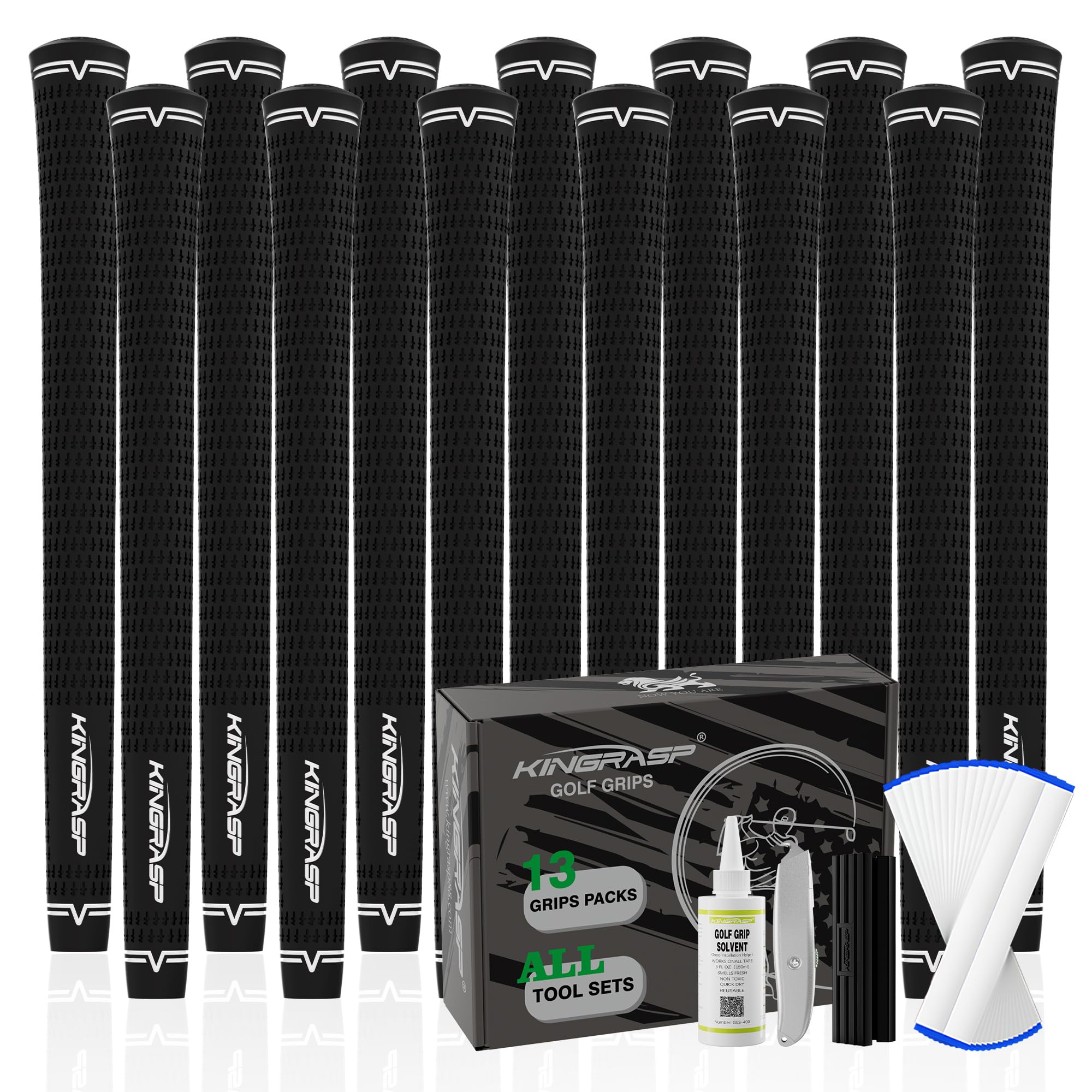 KINGRASP Rubber Golf Club Grips