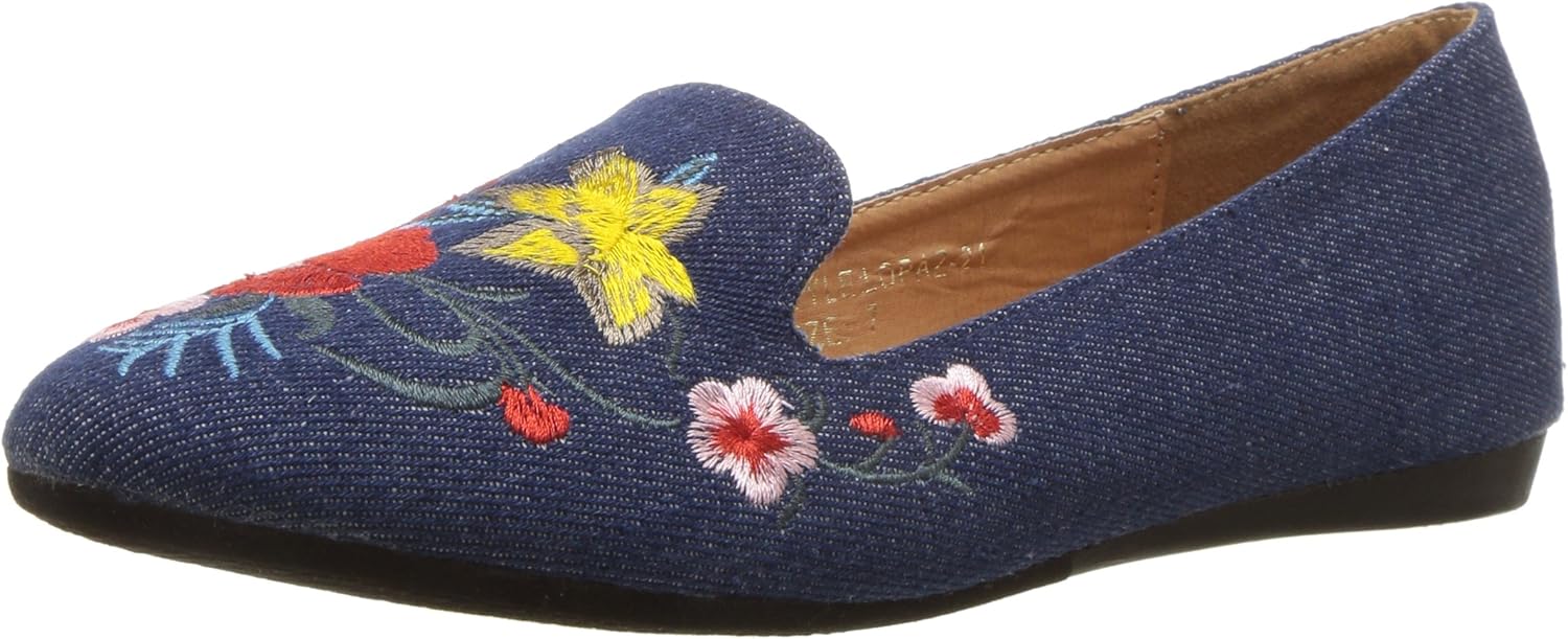 YOKI Women's Lopaz-21 Shoe, Denim, 6.5 M US