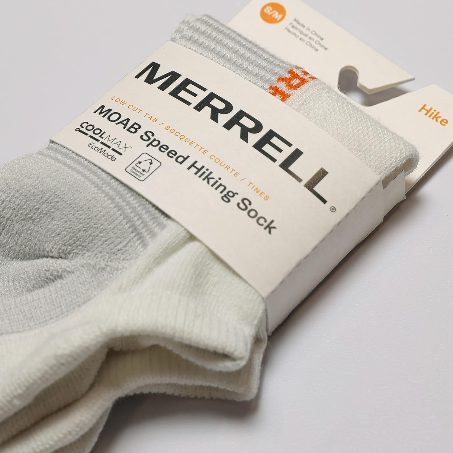 Merrell unisex-adult Men's and Women's Moab Speed Lightweight Hiking Socks - Sustainable Coolmax Ecomade - Image 4