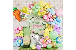 Easter Balloon Garland Arch Kit - Pastel Carnival of Colors