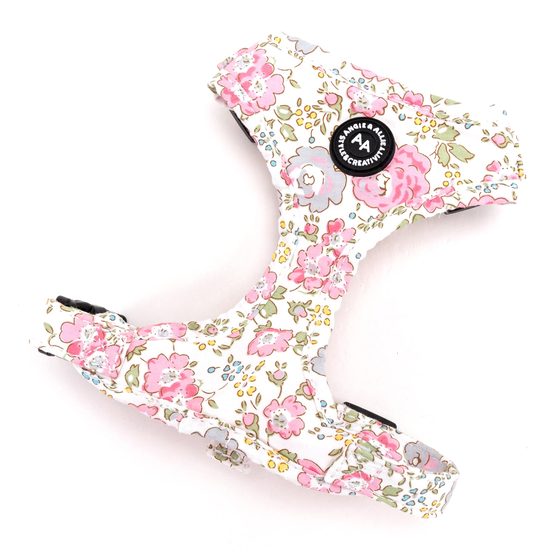 Angie and Allie Organic Cotton Dog Harness,No Pull Pet Harness with Leash D-Ring,Adjustable Soft Padded Dog Vest,Comfortable,Sustainable,Breathable