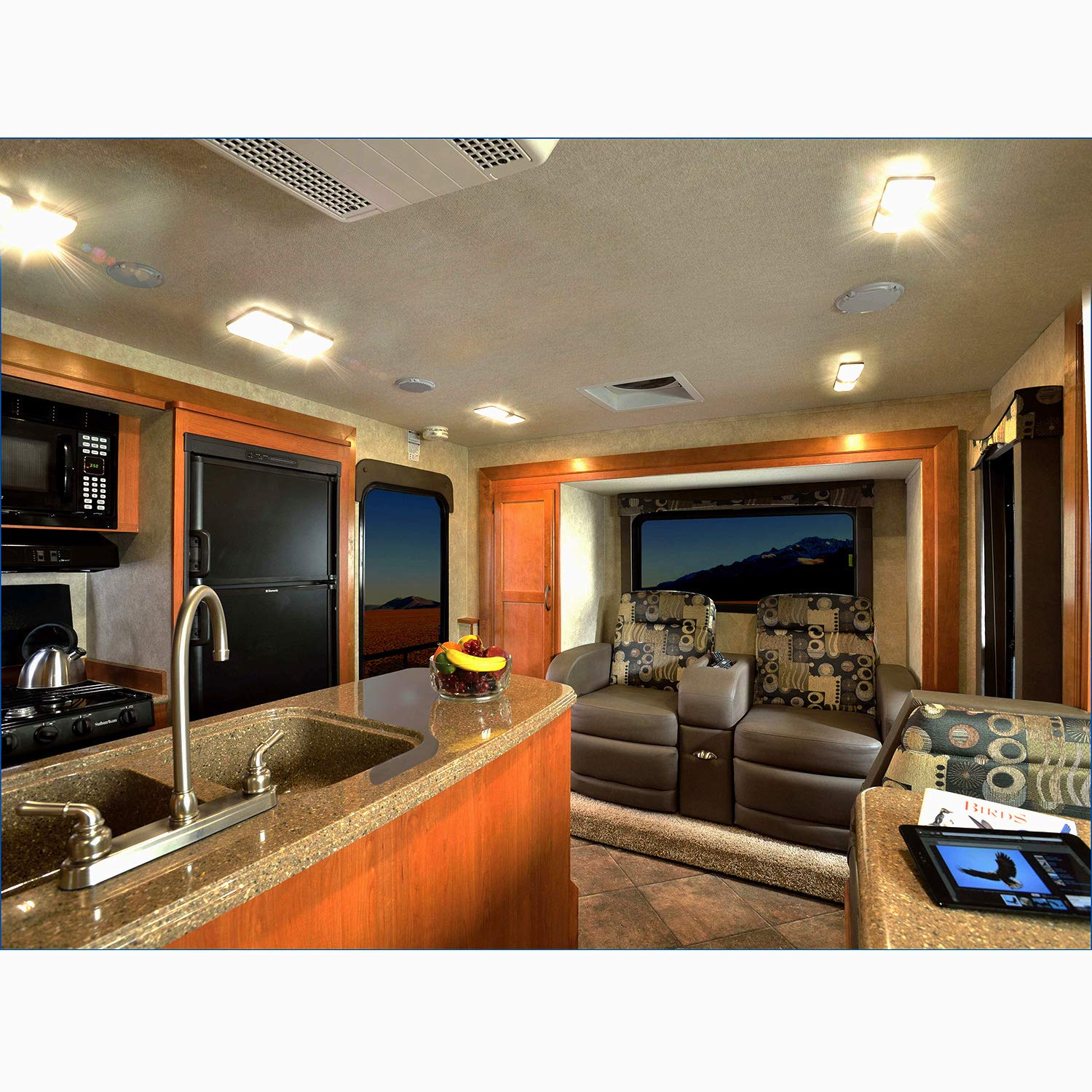 Snapklik.com : BlueFire 1 Pack Upgraded Super Bright DC 12V Led RV ...
