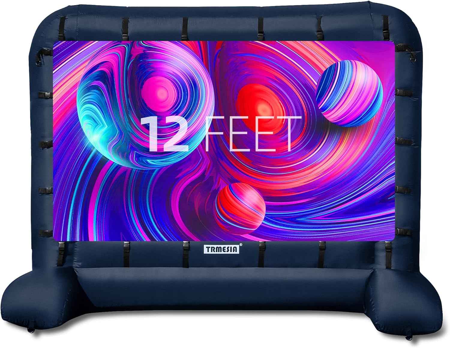 TRMESIA 12ft Inflatable Projector Screen for Outdoor Blowup Movie