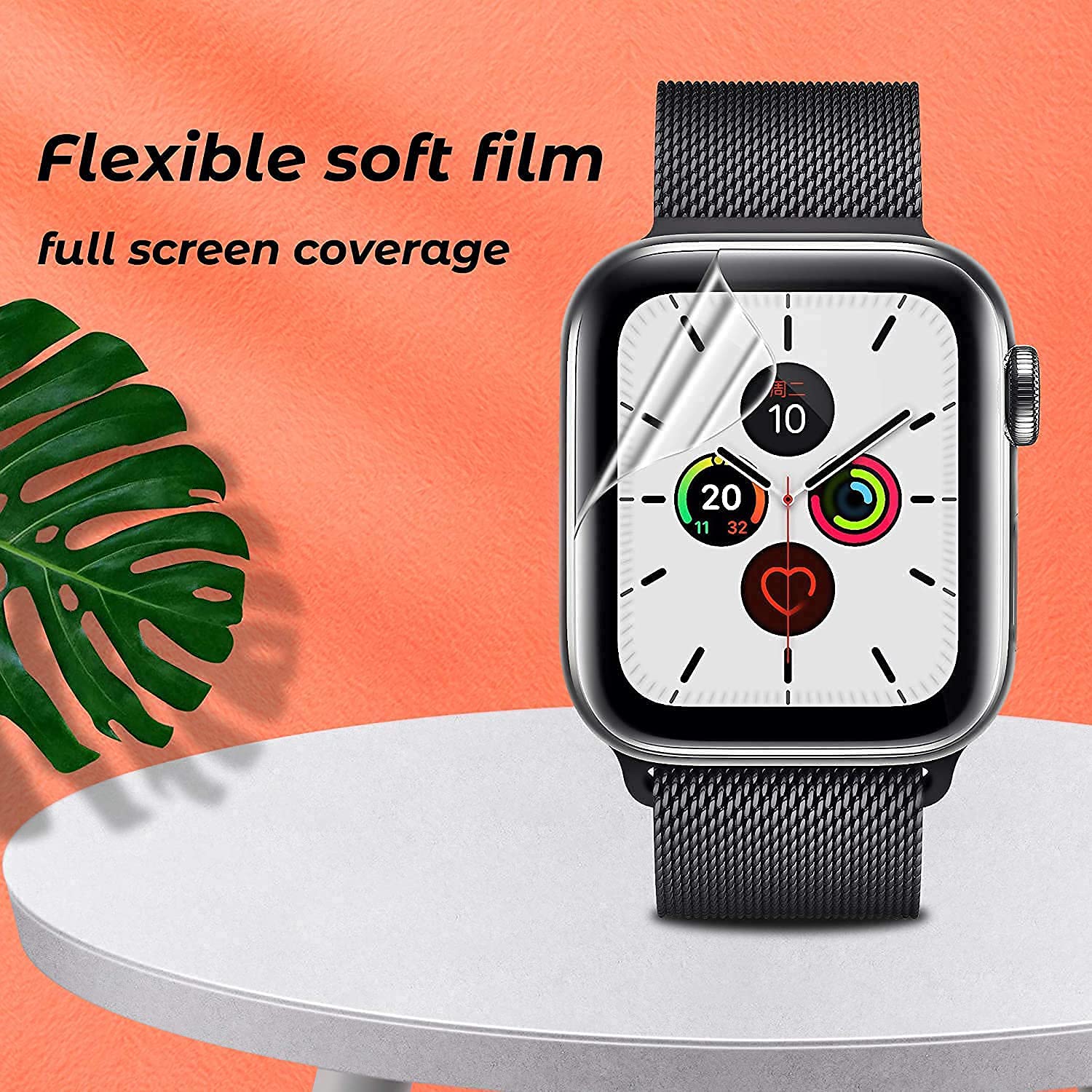 T Tersely [3 Pack] Screen Protector for Apple Watch-40mm Series 6/SE/5/4,Premium  TPU Soft Flex Full Coverage Screen Protector Film Guard for Apple Watch  iWatch Series 6/SE/5/4 40mm : Amazon.com.au: Electronics