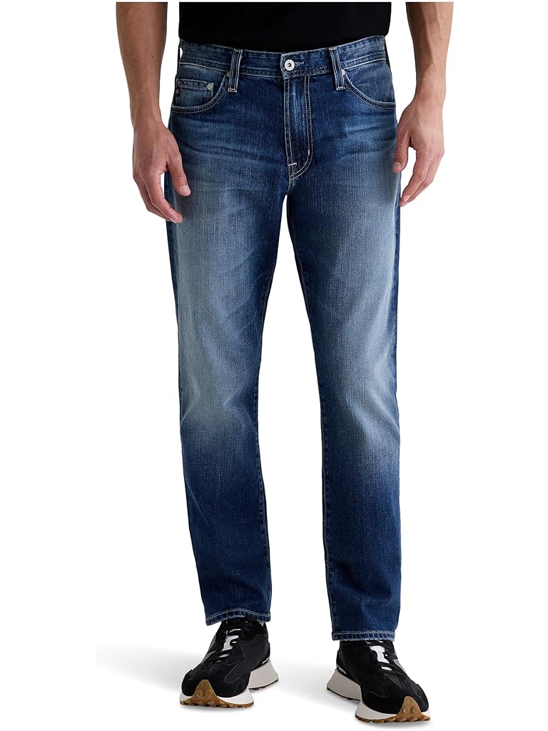 Blue AG Everett Slim Straight Jeans In Upton