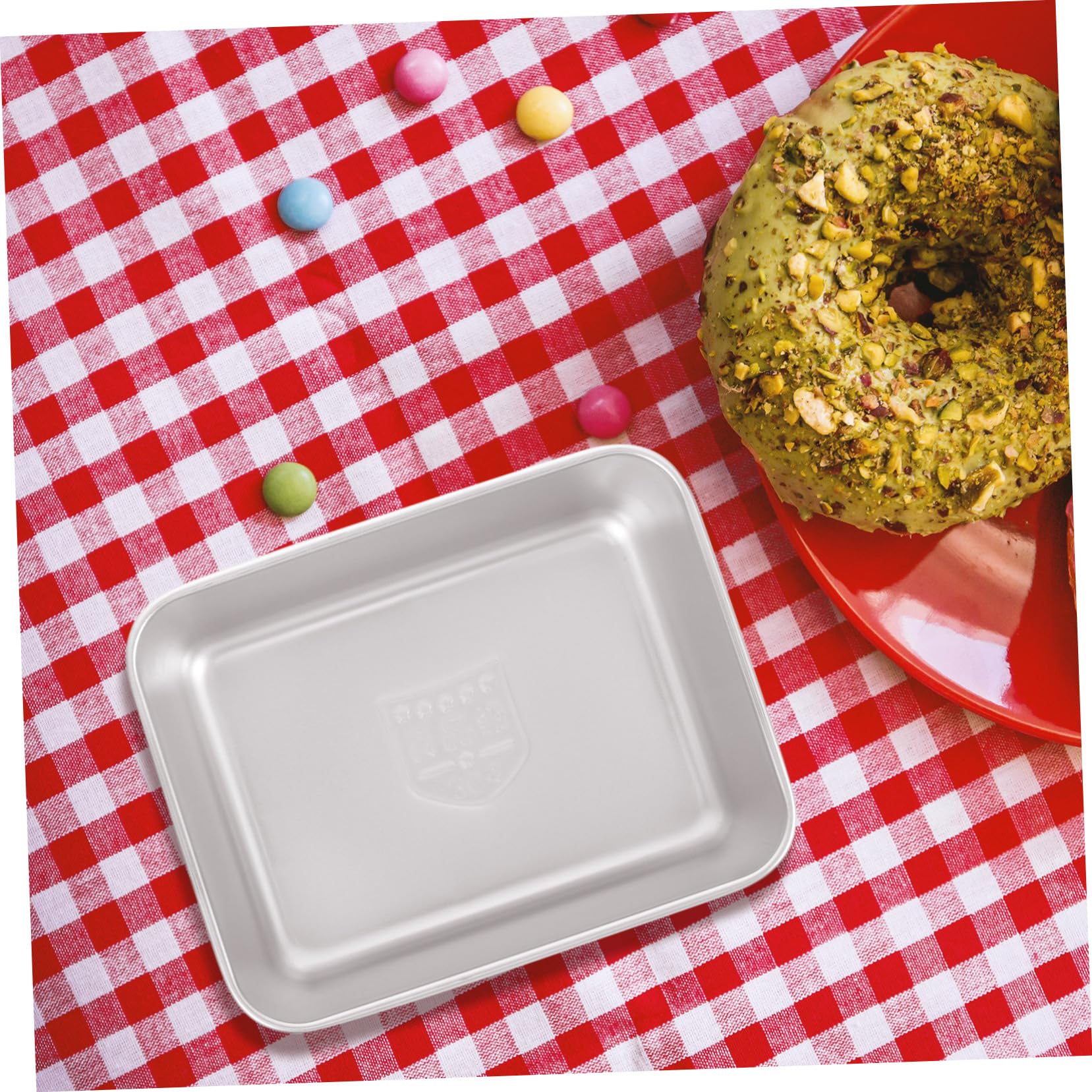BESPORTBLE Bol De Pique- Contenants Alimentaires Tasse Bol De Soupe Étain Récipients À Soupe Rectangulaires Bols De Camping Bol De Camping en Métal 304 Matériel Silver