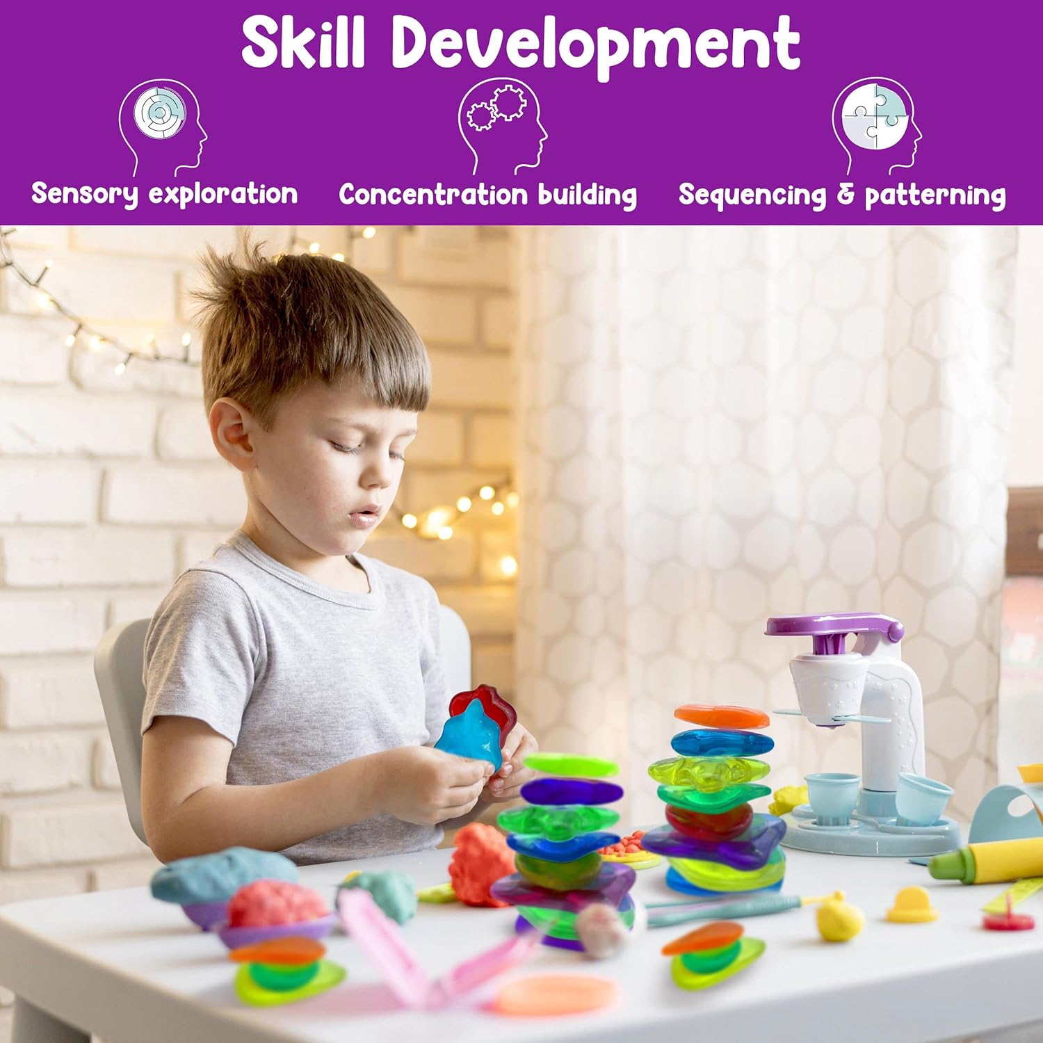 Roylco - STEAM Light Learning Rocks - 6 Colors Learning Resources for Kids - Nature Collection for Learning