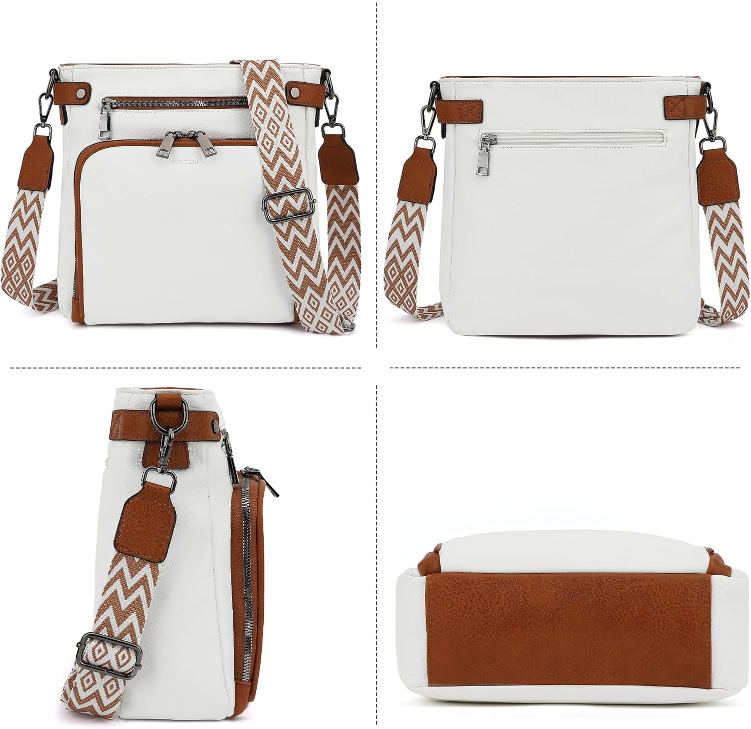 TANTOMI Crossbody Bags for Women Purses for Women Trendy Leather Shoulder Handbags Travel Purse with 6 Card Slots - Image 7