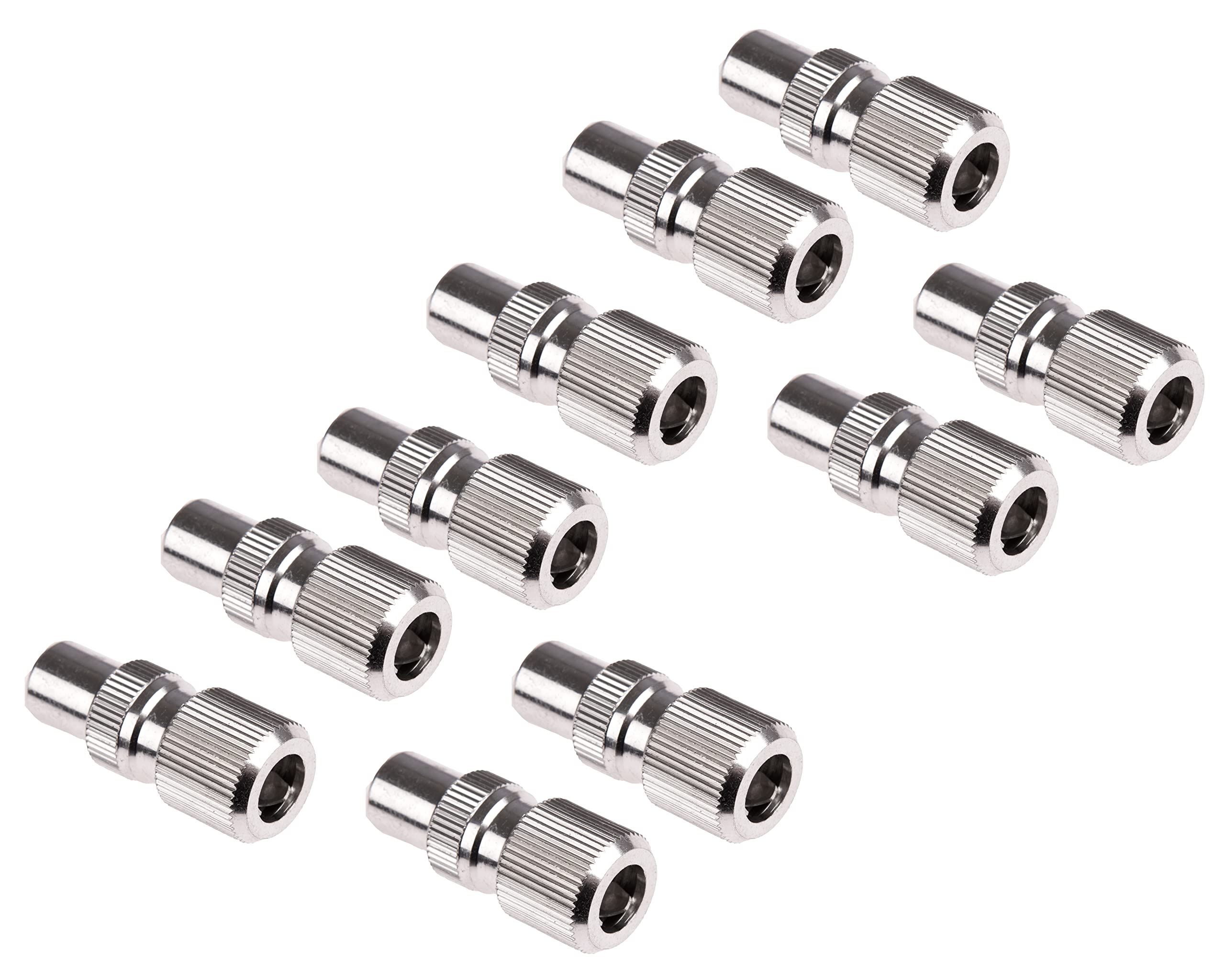 CDL Micro Male Coax/Coaxial TV Aerial Connector Plug for RF Cable/Freeview (Pack of 10)