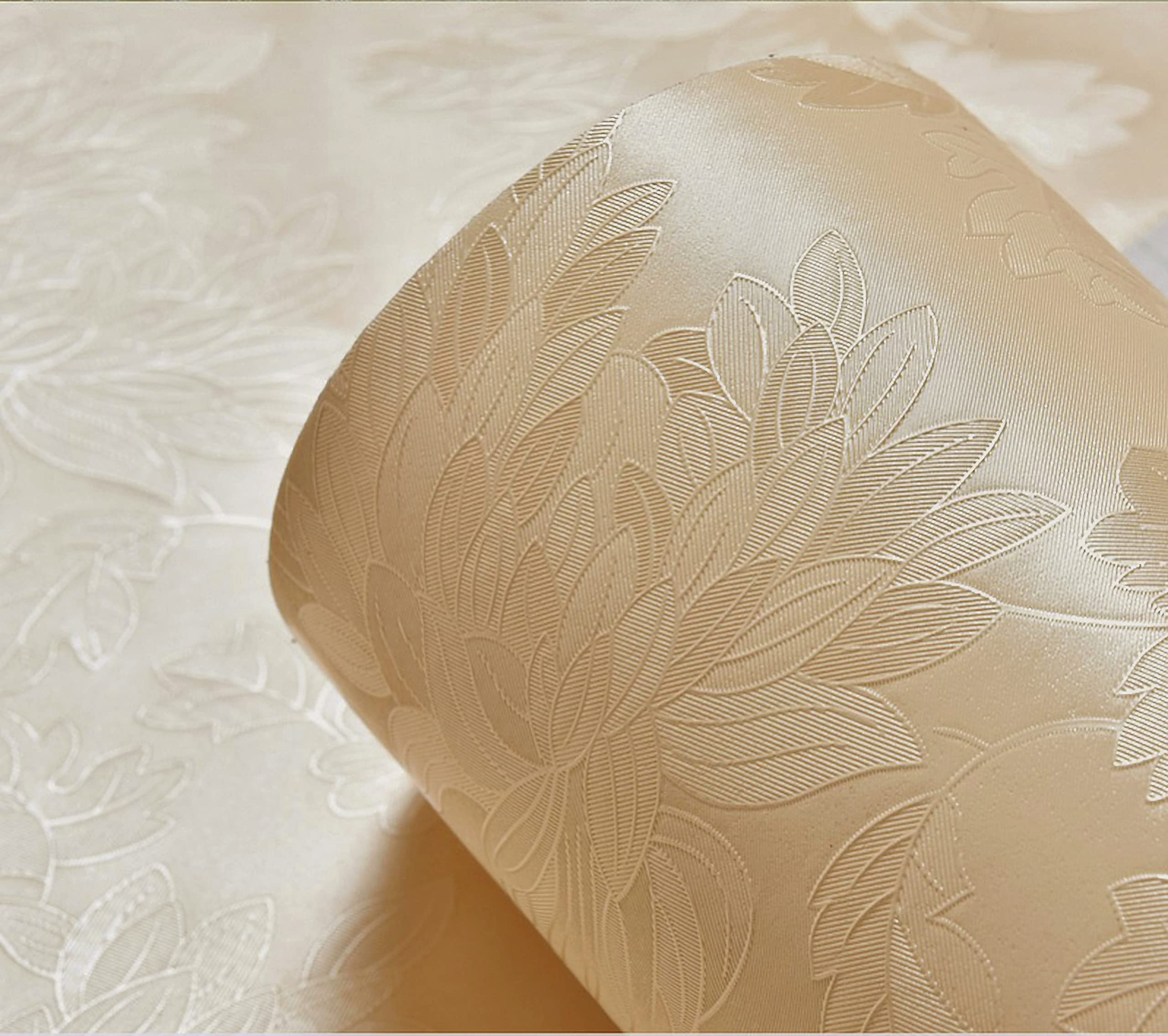 wolpin Wall Stickers Wallpaper (45 x 300 cm) Living Room, Bedroom, Textured Embossed Peony Roses Decal Floral Home Decoration, DIY Self Adhesive, Beige (B08Z3LJQZT) Amazon Price History, Amazon Price Tracker