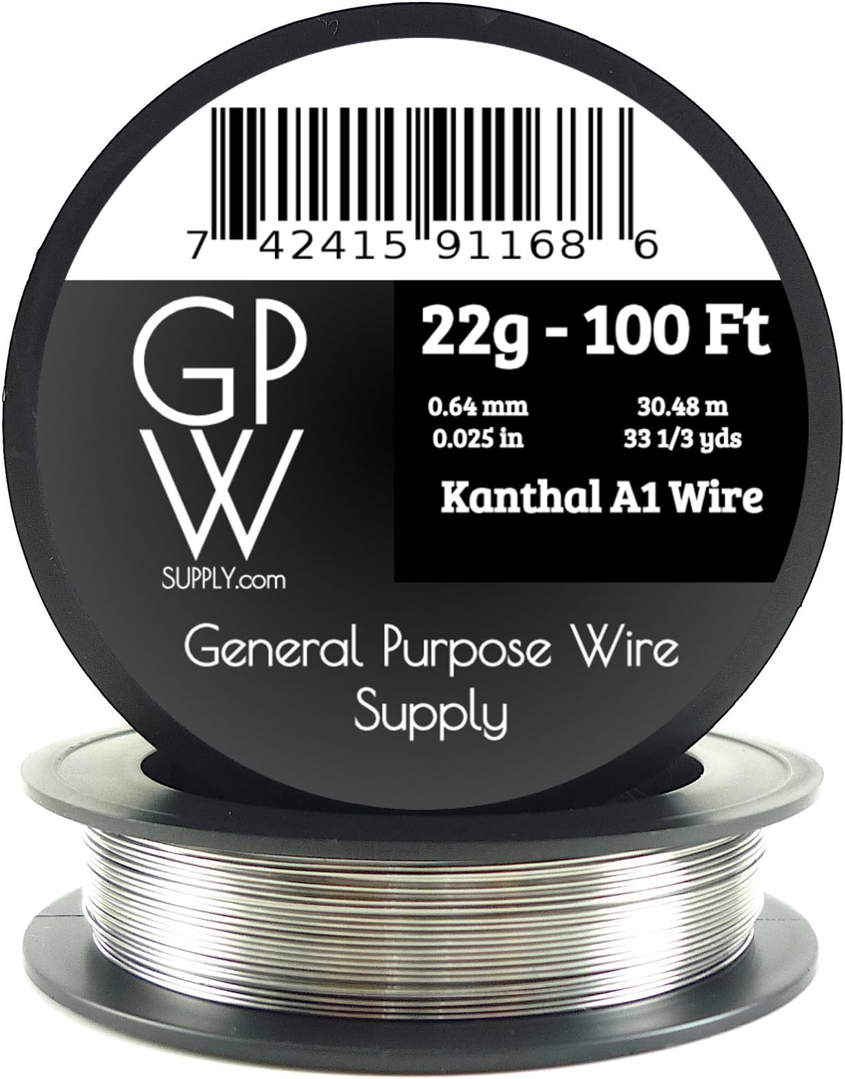 GPW Supply - Kanthal 22g 100 ft Electronic Resistance Wire
