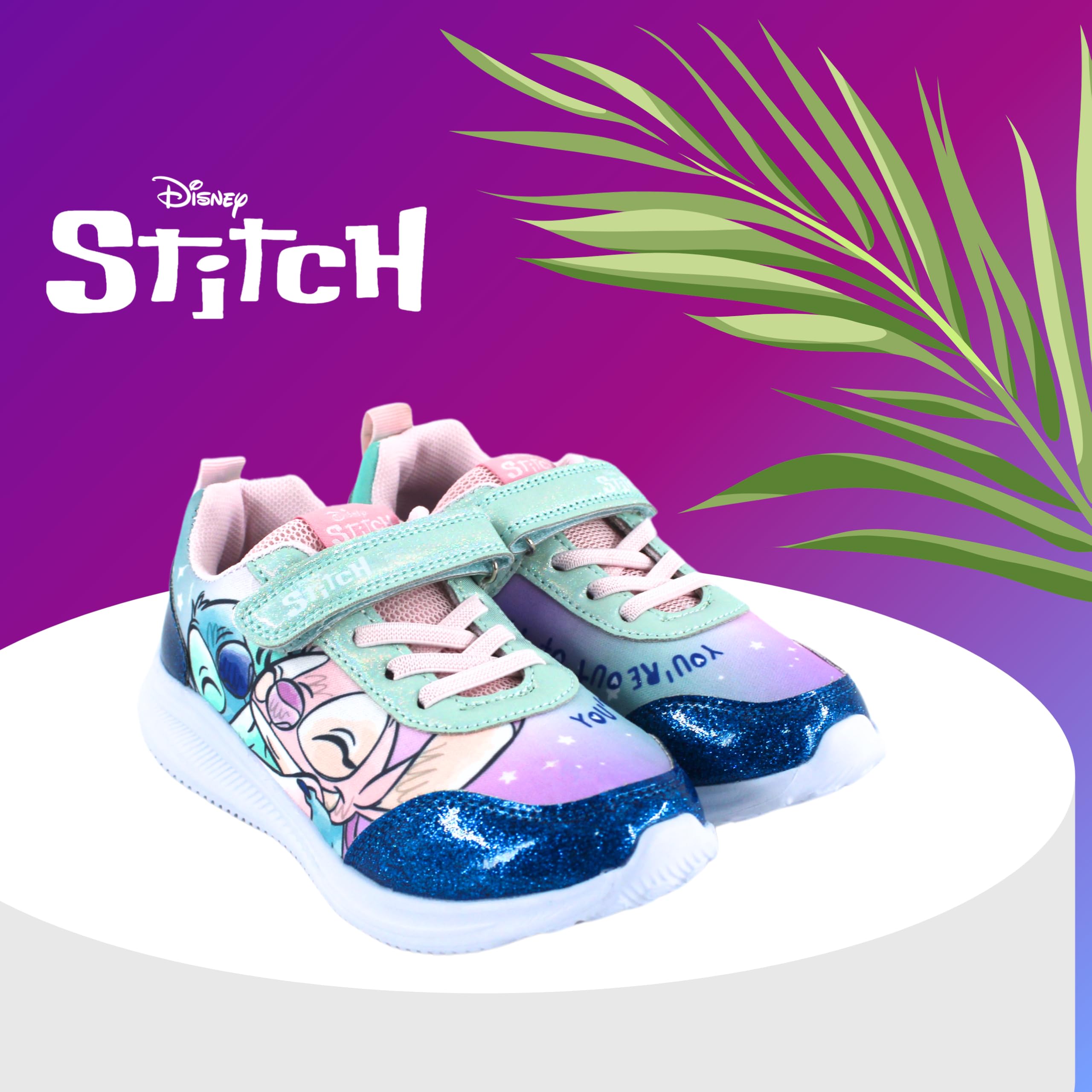 Disney Stitch Scarpe Ragazze, Calzature Stitch e Angel Scarpe, Regalo Bambina, Taglie EU 27 a 33