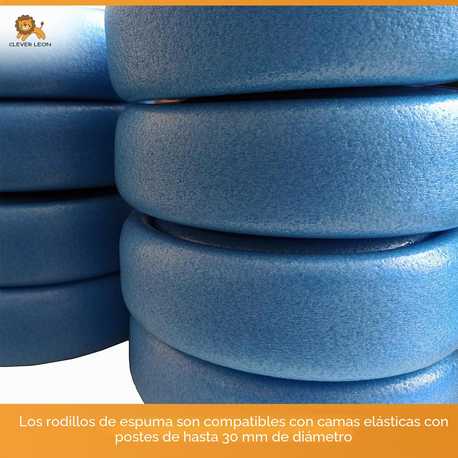 Juego de 6 Tubos de Espuma para Cama elástica de 180 cm