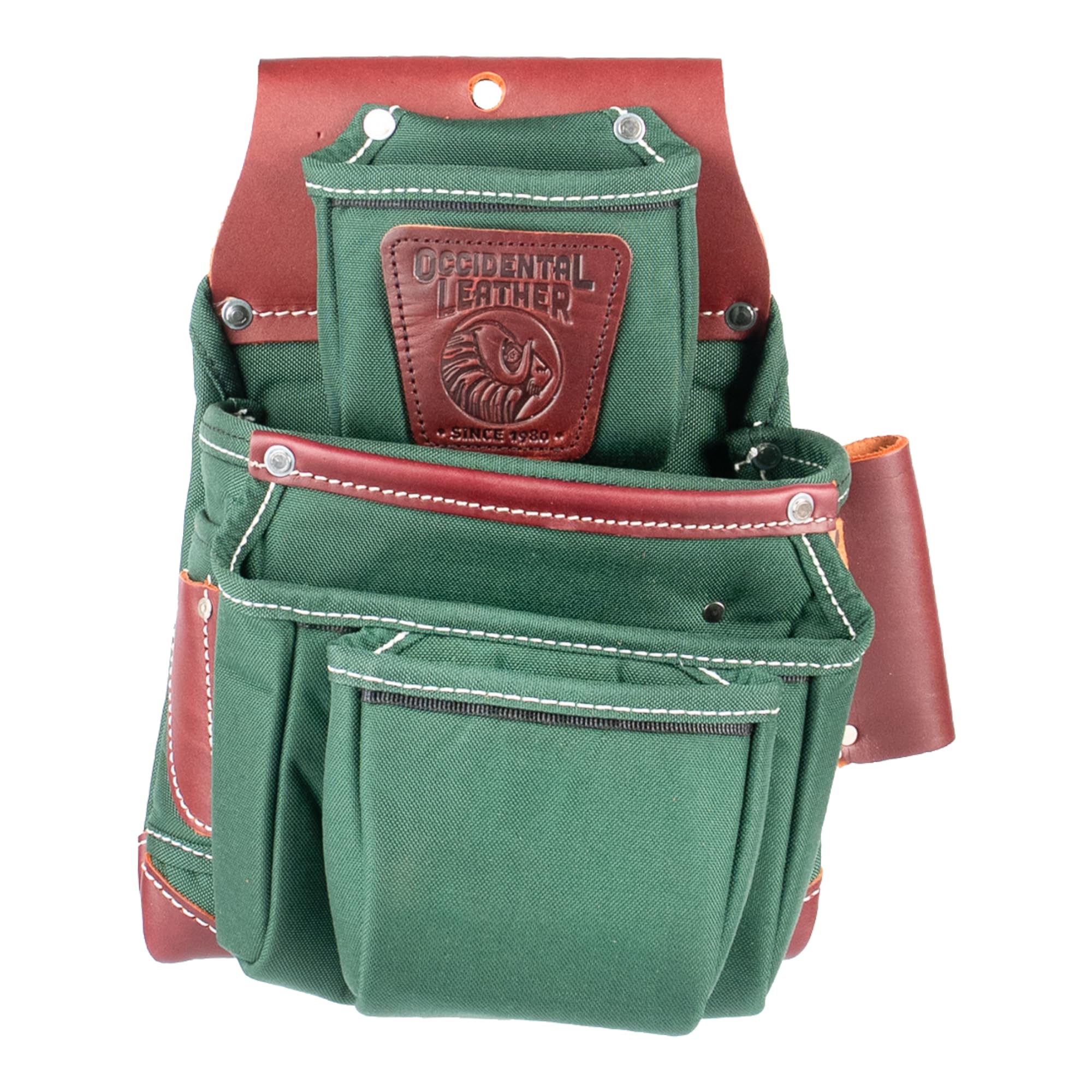 Occidental Leather OxyLights 4 Pouch Fastener Bag - Right Hand - 10 Pockets & Tool Holders - Made in USA