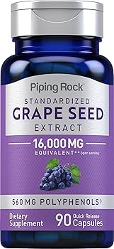 Amazon.com: Piping Rock Grape Seed Extract Capsules | 16,000mg