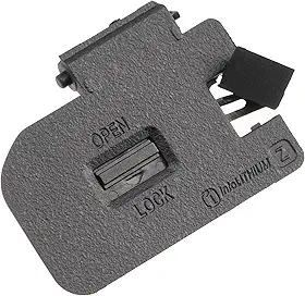 FocusFoto Tampa da tampa da porta da bateria com substituição de tomada para peças de reparo de câmera Sony Alpha A7IV, A7RIV, A7SIII, FX3, FX30, A1, A9II