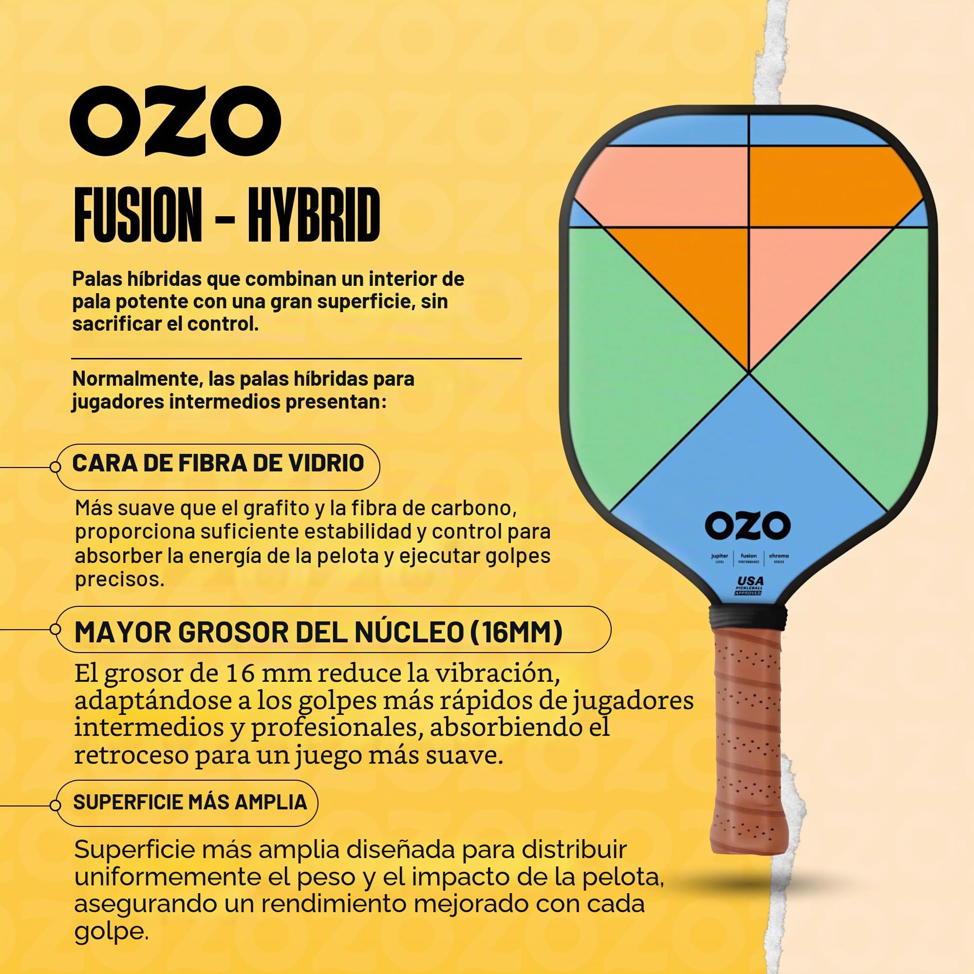 OZO Intermediate Pickleball Paddles