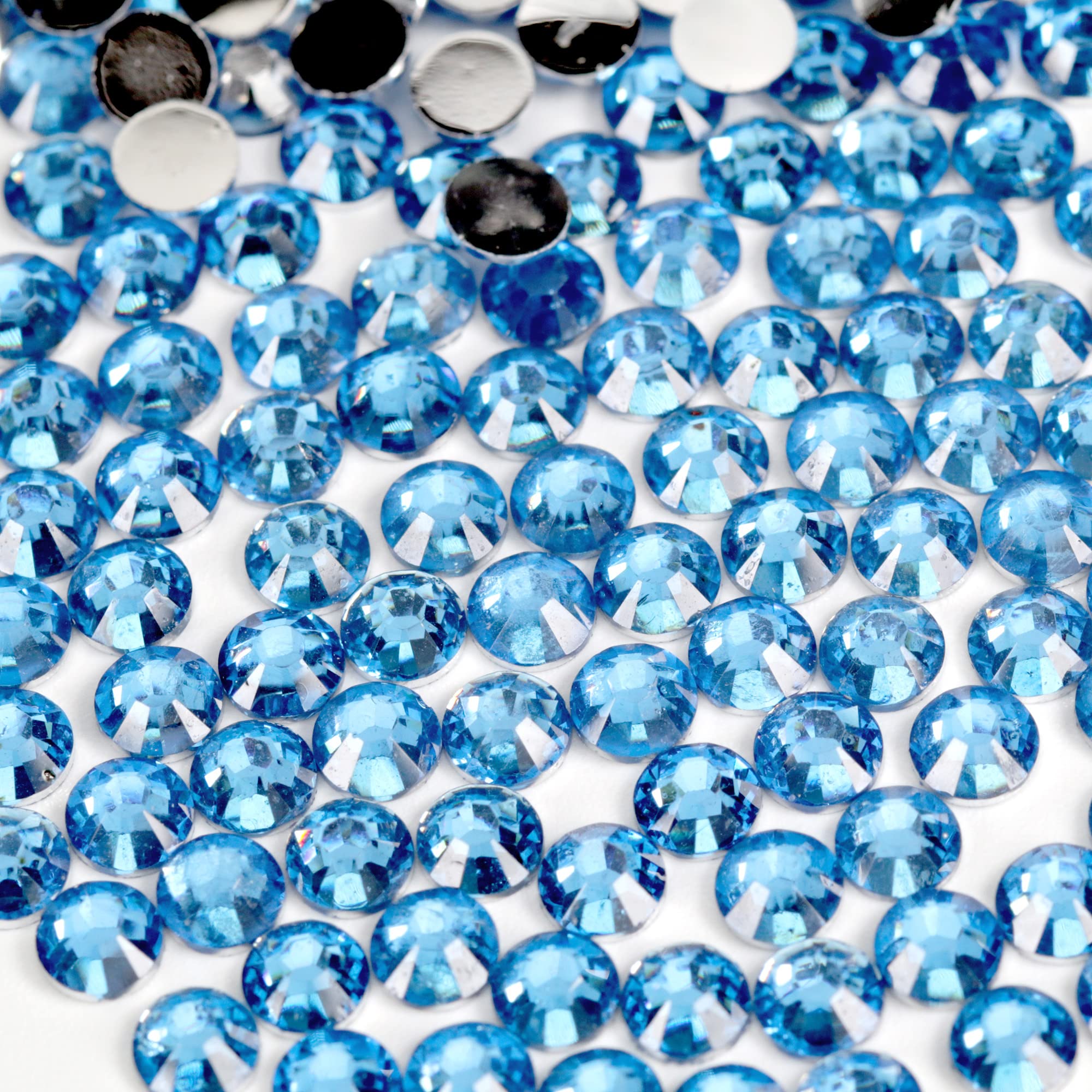 250pcs 6mm Flat Back Non-Stick Rhinestone Crystal Diamantes Nail Art & Craft Scrapbooking Embellishments 90 Available Colours (6mm, AB Clear #A13) — view 14