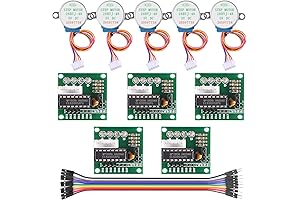 5 Sets 28BYJ-48 ULN2003 5V Mini Stepper Motor Driver Board Compatible with Arduino